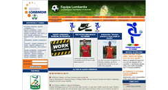 Desktop Screenshot of equipelombardia.it